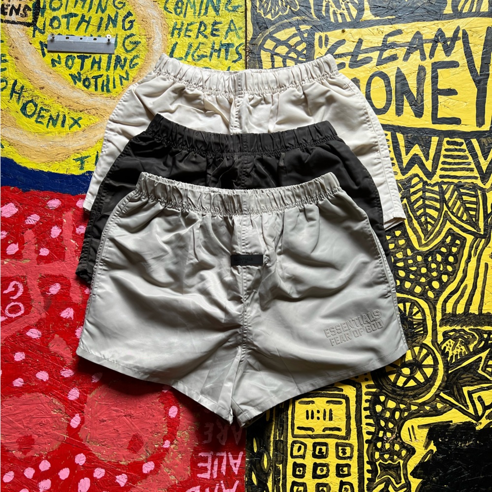 Fear of God x Essentials Running Nylon Shorts SS23 Bundle (x3) - Unisex Small